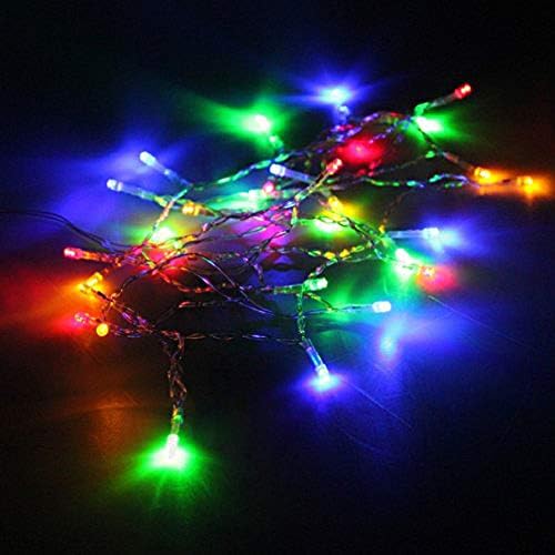 אורות חג מולד המופעלים על סוללה המופעלת על סוללה, אורות גולף פיות 40- LED אורות חג מולד לחדר שינה, חג מולד, מסיבות,
