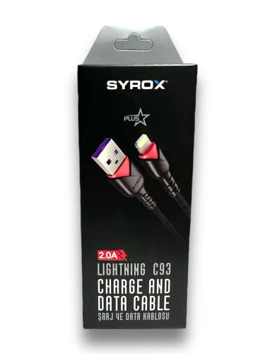 נצרים חזקים כבל ברק קלוע 3 התאמה 2 חבילה USB כבל לכבל מטען ברק, טעינה מהירה, XS MAX/XS/XR/X/8/7/6S/6/Plus/SE
