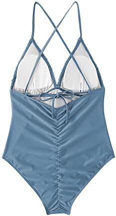 בגדי ים לנשים חתיכה אחת רזה בקרת בטן O בצוואר וינטג '2023 חופשת קיץ חופשה טרנדית בגדי ים מזדמנים