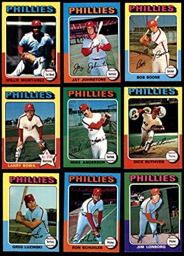 1975 O-PEE-CHEE Philadelphia phillies ליד צוות קבוצה של פילדלפיה פיליס VG/EX+ Phillies