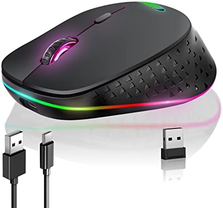 עכבר אלחוטי עכבר מחשב עכבר מחשב עכבר מק עכבר משחקים עכבר עכבר עכבר ללא קול עכבר עכבר עבור מחשב, טאבלט, מחשב נייד עם ניצחון/פד/מק/לינוקס/אנדריוד