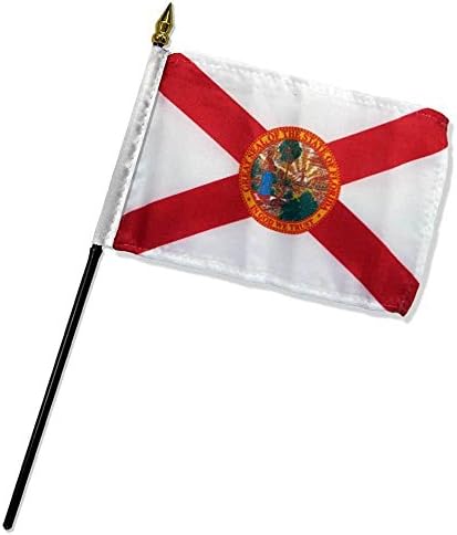 פלורידה 4איקס 6 דגל מקל שולחן