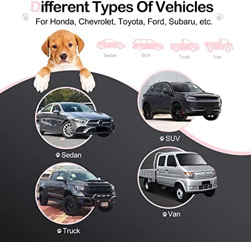 כלב רכב מושב כיסוי עבור מושב אחורי, נסיעות רכב מושב מכסה מגן כלב ערסל לכלבים גדולים עבור רכב שטח משאיות סדאן