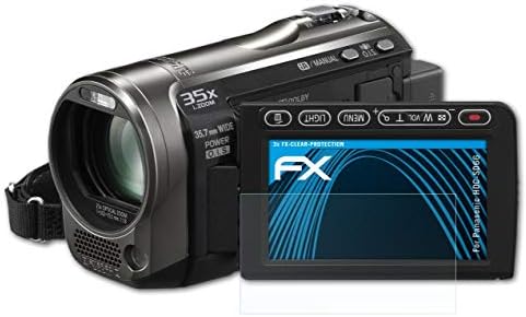 סרט הגנת המסך של Atfolix התואם למגן מסך Panasonic HDC-SD66, סרט מגן אולטרה-ברור FX