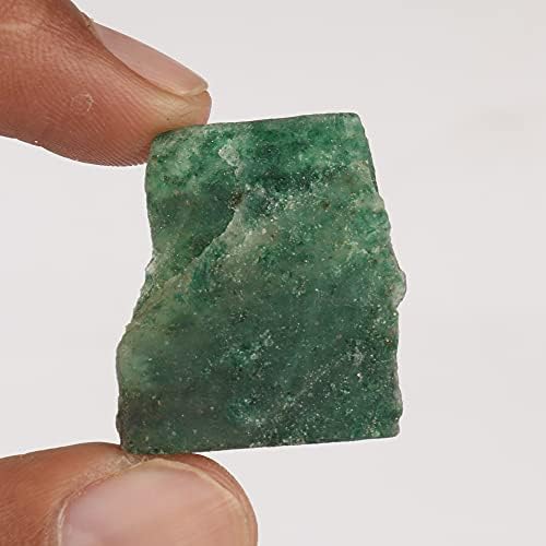 אבן ירקן אפריקאית ירוקה טבעית לריפוי, נפילה, אבן חן 22.80 CT