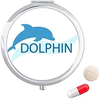 כחול אוקיינוס צייתן דולפין להמחיש גלולת מקרה כיס רפואת אחסון תיבת מיכל מתקן