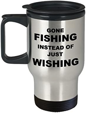 ספל נסיעות דיג נעלם - דג נירוסטה מבודד תרמי במקום לאחל רעיון מתנה לספל קפה
