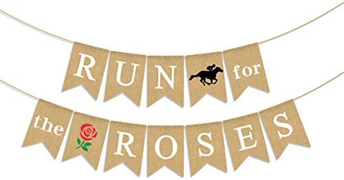 פודודו יוטה לרוץ ורדים באנר קנטאקי דרבי מסיבת סוס מירוץ מעטפת אח זר קישוט