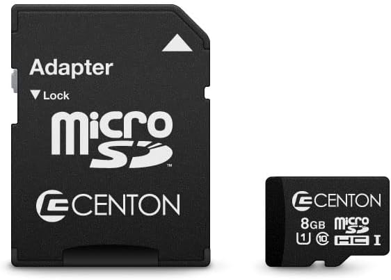 כרטיסי זיכרון של Centon MicroSD, 8GB, S1-MSDHU1-8G