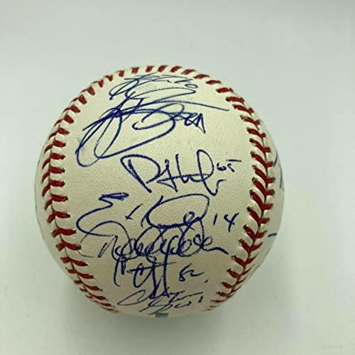 2009 בניו יורק ינקיס סדרה העולמית אלופת אלופות חתמה על בייסבול דרק ג'טר פסא - כדורי בייסבול חתימה