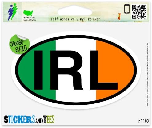 IRL אירלנד דגל ויניל סגלגל פגוש פגוש פגוש 3 x 2
