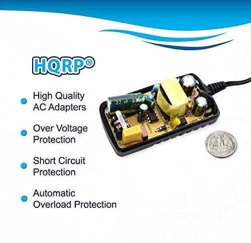 מתאם חשמל של HQRP AC עבור AMPED אלחוטית אלחוטית גבוהה אלחוטית-N 600MW PRO טווח מאריך SR600EX טווח מאריך SR10000 GIGABIT