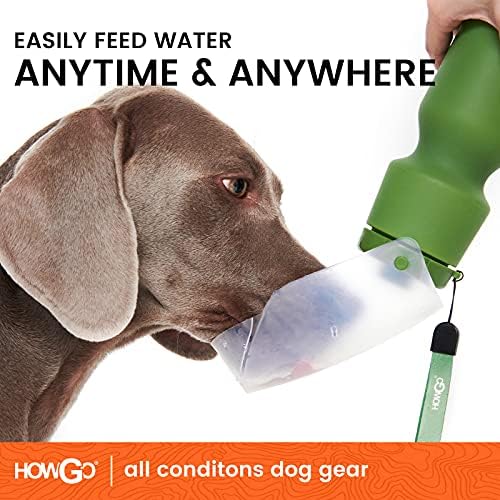 בקבוק מים לכלבים גדול עם סופר קל משקל, נייד, סיליקון כיתה מזון ובקבוק מים לכלבים מפלסטיק להליכה, טיולים, ריצה, בקבוק מים לכלבים,