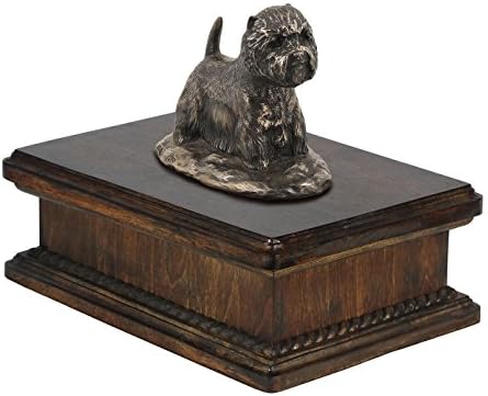 ווסט היילנד ווייט טרייר, אנדרטה, כד לאפר של הכלב, עם פסל כלב, בלעדי, ארטדוג