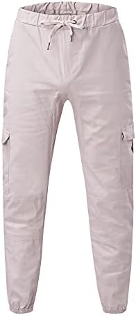 מכנסי מטען למכנסי חותלות צבעוני מכנסיים מזדמנים מכנסיים לגברים מרובי כיסים מטען מכנסי גברים מוצקים מכנסיים רחוב-מטען-