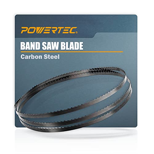 Powertec 13101 59-1/2 x 3/8 x 6 TPI Band Blade, עבור Sears, B&D, Ryobi, Delta ו- Skil 9 Bandsaw