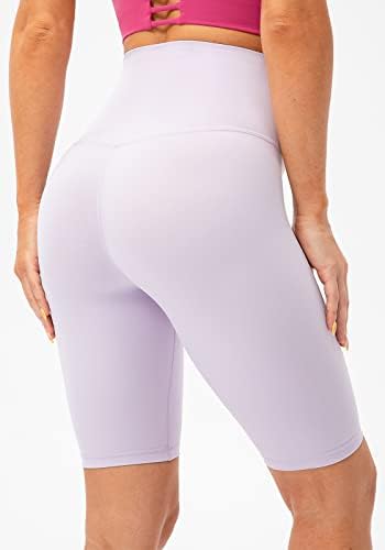 מכנסיים קצרים של יוגה רכה של Lavento נשים - אימון רך Ultra מכנסי אופנוענים פעילים לנשים