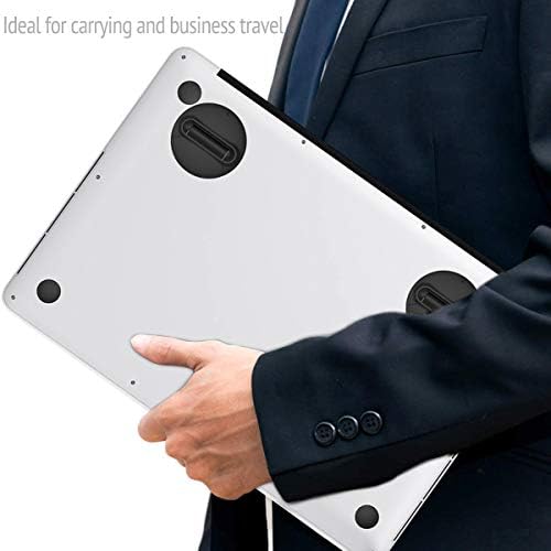 מחשב נייד נייד נייד, עמדת קירור ניידים מתקפלים, רגליים מקלדת ארגונומיות, מחזיק מחברת מאוורר קל משקל מתכוונן עבור MacBook