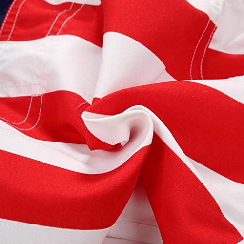 מכנסיים קצרים של 4 ביולי לנשים מזדמנים של דגל אמריקה מזדמנים מכנסיים קצרים רופפים בכושר מותניים גבוהים בטרקלין נוח