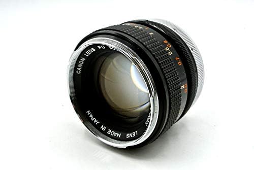 עדשת מיקוד ידנית של Canon 50mm F/1.4 FD