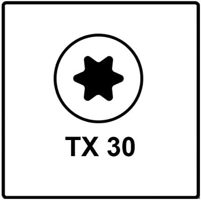 פישר 50 x ברגי לוח שבב כוח-מהיר II 6.0 x 150 ראש מונה עם כוכב פנימי TX חוט חלקי מגולוון כחול פסיבטי
