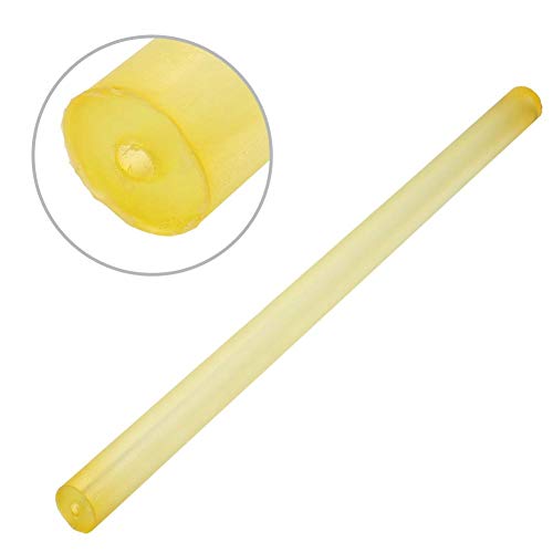 צהוב פוליאוריטן עגול חלול מוט באיכות גבוהה עגול פו מוט 20-40 ממ עוד 8 ממ נשא 500 ממ ארוך)