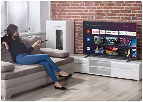 סקייוורת 'טלוויזיה חכמה בגודל 32 אינץ', 720 עמ ' רוקו גוגל טלוויזיה עם כרומקסט מובנית, אנדרואיד לד טלוויזיה לחדר