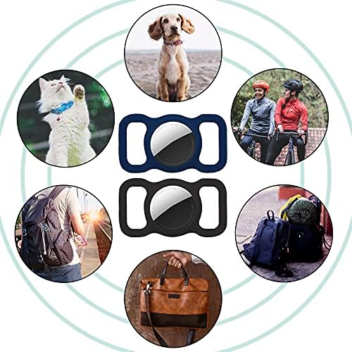 מקרה מגן של SHTTK עבור גשש GPS של AirTag, המתאים למחזיר טבעת חיות מחמד של צווארון כלבים וחתולים, שרוול הזזה