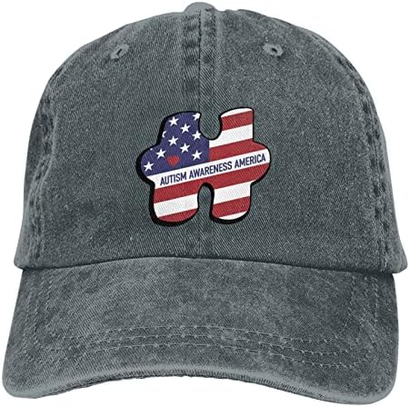 מודעות לאוטיזם דגל כובע בייסבול כובע כובעי שמש מתכווננים מתכווננים