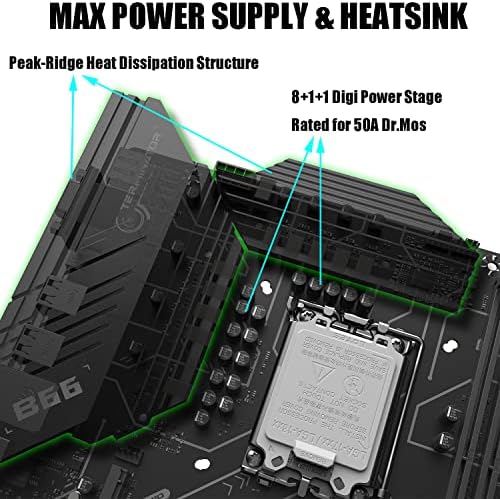 Maxsun terminator B660 LGA 1700 MATX לוח אם