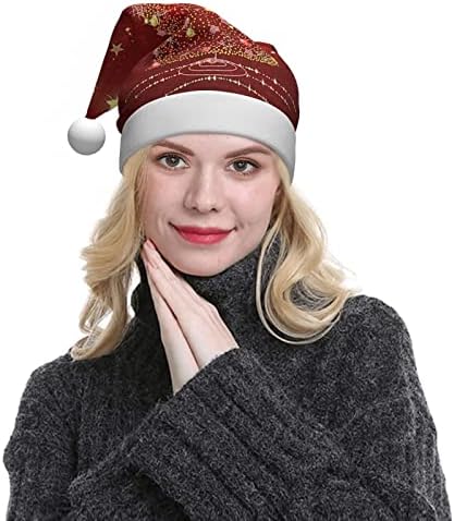 חג המולד כובע, סנטה כובע, חג המולד כובע חג למבוגרים יוניסקס סנטה כובע לשנה חדשה ספקי צד