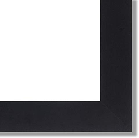 מלאך השומר המשגיח על ילדים מס '2 הדפס אמנות דתית עם גבול דקורטיבי 8x10 מסגרת שחורה + זכוכית