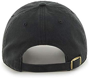 '47 מותג טמפה ביי רייס קופרסטאון לנקות כובע מתכוונן-בייסבול בייסבול כובע-שחור/וינטג', יוניסקס, מבוגר