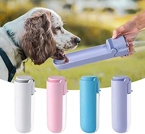 בקבוק מים לחיות מחמד כלב נייד בקבוק מים כלב חיצוני נסיעות שתיין קערה מתקפל כלב מים כוס כלב אספקת 300 מ ל-כחול