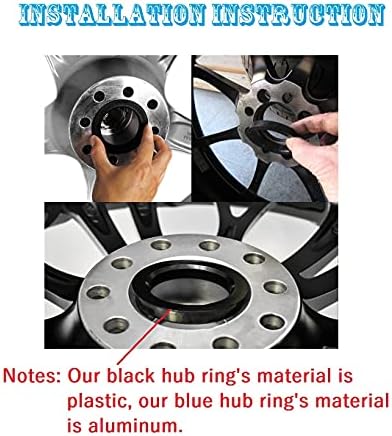 טבעת רכזת פלסטיק לפני המוטורים לגלגל/שפה/גלגלים מתאם/גלגלים 74 ממ עד 54.1 ממ/טבעת הגלגלים טבעת OD = 74 ID = 54.1/חבילה