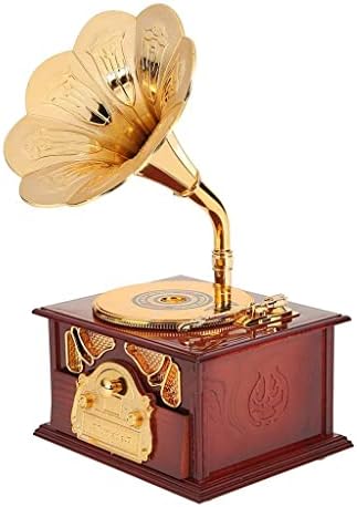 IRDFWH קופסא מוזיקת ​​עץ עתיקה פונוגרפיה פונוגרפיה קופסאות מוסיקה כננת קופסאות מוזיקה קלאסית קלאס