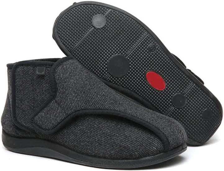 ZBJH זקן נעלי עיוות נפוחות נעלי בריאות סוכרתיות בחורף נעלי בריאות רב -פונקציונליות לנוחות הביתיות ונוחות 22.8.30