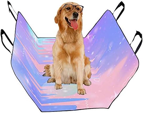 כיסוי מושב כלב מותאם אישית עיצוב עתידי סגנון הדפסה יצירתית מושב מכונית מכסה לכלבים עמיד למים עמיד עמיד רך מושב