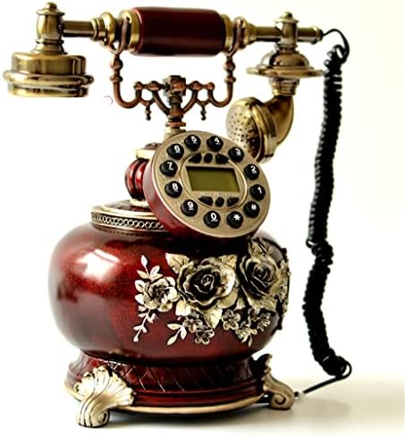 TREXD מלאכות טלפון עתיקות וינטג 'מתכת קווי קשת בית קישוטים דקורטיביים טלפון
