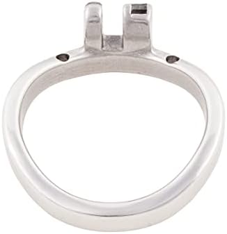 טבעת בסיס סגורה טבעת סגורה עיצוב ארגונומי למכשיר צ'אסיטי לגברים כלוב זין מנעול בתולית אל חלד כלוב JH150 50 ממ