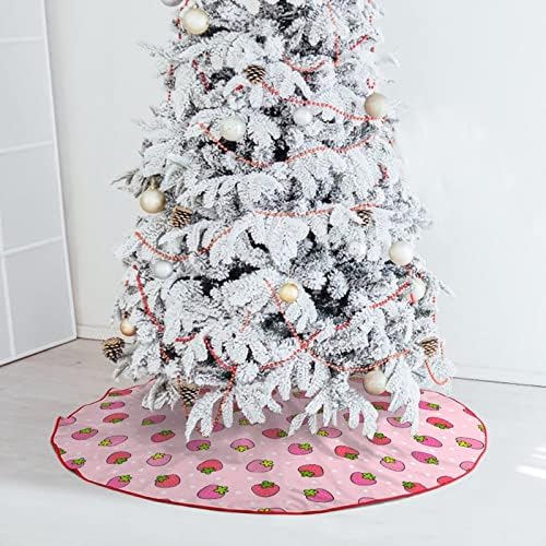 חצאית עץ חג המולד של תות ורוד חמוד