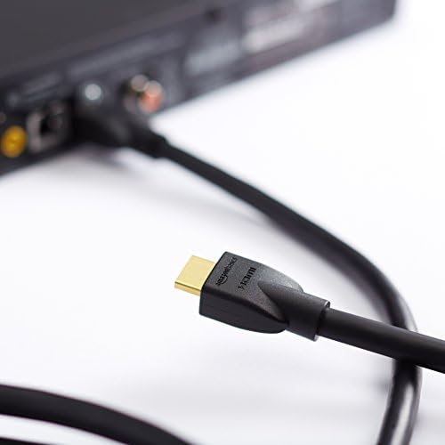 יסודות אמזון CL3 דירוג מהירות גבוהה 4K כבל HDMI - 15 רגל, שחור