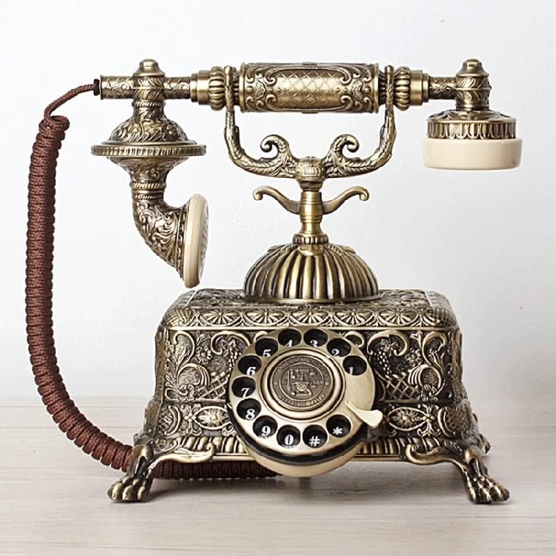 Mxiaoxia מתכת וינטג 'טלפון עתיק