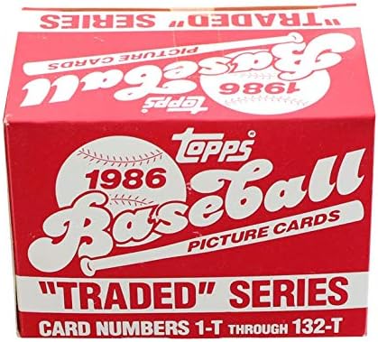ליגת הבייסבול של 1986 טופס בייסבול סחר סדרה של 132 קלפים