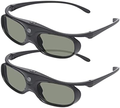 2איקס סינטרון סט07-ד. ל. פ 3 ד. אקטיבי-לינק משקפיים משקפיים נטענים - 144 הרץ למקרני ד. ל. פ מוכנים ל-3 ד. כולל