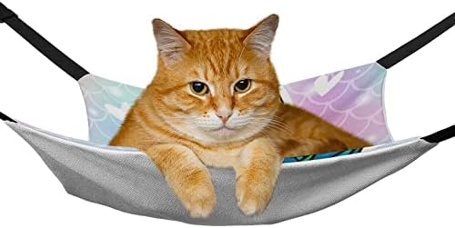 חתול מיטת בת ים לחיות מחמד כלוב ערסל לנשימה תליית מיטת עבור חתלתול גור ארנב החולדה 16.9 איקס 13