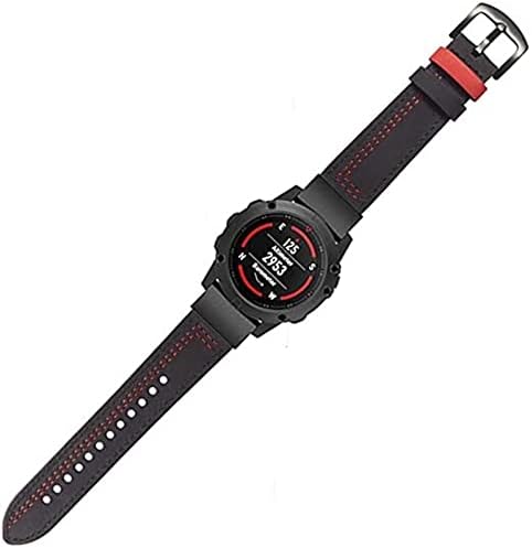 Bandkit Sport עור שעון רצועת שעון עבור Garmin Fenix ​​6x 6 Pro 5x 5 Plus 3 HR 935 945 22 26 ממ EasyFit מהיר