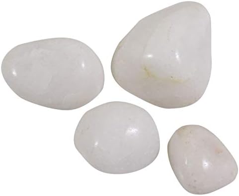 הרמוניזציה של אבן הירח הלבנה התנשאה אבני ריפוי רייקי טבעיות- 4 חתיכות