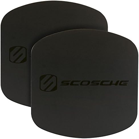 Scosche Magtfm2 MagicMount XL מחזיק הרכבה אוניברסלית סומק למכשירים ניידים, שחור ומג'רקסרי MagicMount ערכת צלחת החלפת