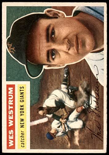 1956 Topps 156 Gry Wes Westrum New York Giants VG/Ex Giants